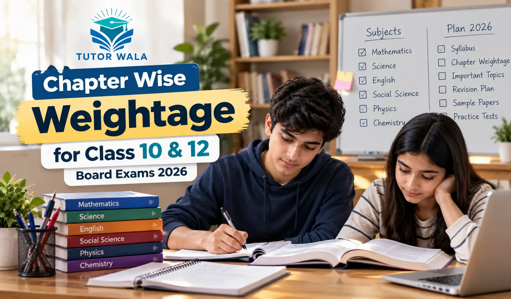 Chapter Wise Weightage for Class 10 & 12 Board Exams 2026